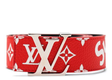 lv cinturon hombre|supreme lv belt retail price.